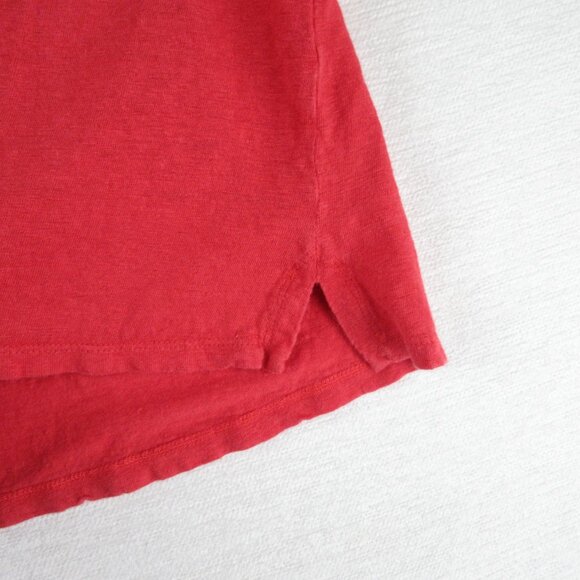 Eileen Fisher V neck Linen Tee Size M R17IZO - Picture 3 of 10